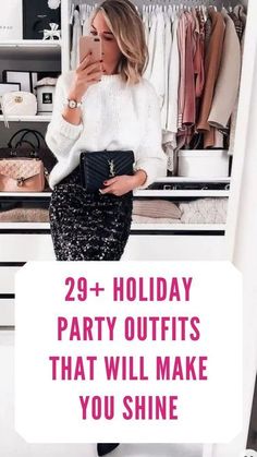 Nov 21, 2023 - One of the first things that are on the list is the perfect holiday party outfits! Christmas Party Outfits 2025, Job Christmas Party Outfit, Work Christmas Party Outfit 2023, Holiday Outfits 2024 Women, Womens Holiday Outfits 2023, Holiday Party Outfit Over 40, Xmas Work Party Outfit, Christmas Party Looks Women, What To Wear To Work Christmas Party