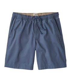 Men's Dock Shorts | Shorts at L.L.Bean Cotton Shorts With Functional Drawstring, Cotton Bottoms With Functional Drawstring, Relaxed Fit Cotton Bottoms For Weekend, Casual Cotton Pull-on Shorts, Relaxed Cotton Bottoms For Weekend, Blue Cotton Bottoms For Weekend, Casual Bottoms With Elastic Waistband For Weekend, Casual Blue Bottoms With Functional Drawstring, Casual Cotton Shorts With Functional Drawstring