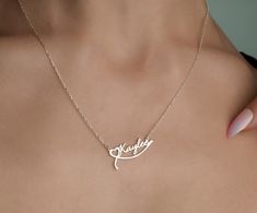 "Personalized Name Necklace With Heart, Custom Name Jewelry, Sterling Silver Name Necklace, Handmade Name Necklace, valentine's day gift TO OUR VALUED CUSTOMERS ! Please take a look at our special catalog that we have prepared for you !  ▶ https://www.etsy.com/shop/DaintyMark D E T A I L S * Made to Order. * Handmade with Sterling %100 925K Sterling Solid Silver. * Choice of Gold Color: Gold, Rose Gold, Silver * Length: 14\", 16\", 18\", 20\", 22\"  * Ready to Ship in 1-3 Business Days * Free returns within 14 days from the order date. A B O U T ∙ U S * All personalization is done by hand. Because it's better that way. * 100% Ethically Sourced raw materials. * Our lovely packaging is made with love and passion. * Handcrafted by our trusted craftsmen with care. G I F T ∙ T I M E We love gif Custom Heart Necklace With Name For Valentine's Day, Customizable Heart Pendant Necklace For Gift, Heart Charm Nameplate Jewelry Gift, Heart Pendant Name Jewelry For Gift, Personalized Necklace For Valentine's Day, Customized Heart Pendant Jewelry As Gift, Customized Heart Pendant Necklace As A Gift, Custom Heart Necklace For Valentine's Day Gift, Valentine's Day Heart-shaped Custom Name Necklace