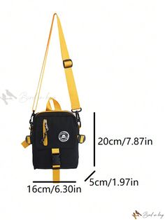 Bird in Bag - Stylish Shoulder and Crossbody Bag with Colorful Strap, Front Pocket, and Flip-Lock Design Casual Yellow Portable Bag, Yellow Crossbody Bag With Pockets, Functional Yellow Shoulder Bag For School, Large Capacity Yellow Bag For Outdoor Activities, Functional Multicolor Mobile Phone Bag, Casual Yellow Shoulder Bag With Zipper Closure, Functional Yellow Bags With Pockets, Functional Yellow Shoulder Bag With Zipper Closure, Functional Yellow Crossbody Shoulder Bag