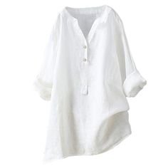 PRICES MAY VARY. vacation outfits for women jacquard v-neck short sleeves women v-neck blouses for women v neck tops for women trendy v neck tops for women sexy casual v neck top v neck t shirts women v neck t shirts v neck st patrick's day shirts for women v neck short sleeve tops button blouse top v neck short sleeve tops v neck short sleeve button tops women v neck short sleeve button shirt v neck shirts for women sexy v neck linen dress v neck hawaiian shirts for women v neck fashion summer Linen Tops Women Blouses, Womens Tops Dressy, Casual Tunics, Casual Long Sleeve Shirts, Elegante Casual, Oversized Blouse, Loose Shirts, Loose Blouse, Tunic Shirt