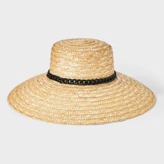 Straw Down Brim Hat - A New Day™ Natural Elegant Braided Straw Hat For Summer, Chic Lightweight Natural Straw Hat, Chic Braided Straw Sun Hat, Chic Braided Straw Hat, Chic Woven Straw Hat For Day Out, Chic Braided Hats For Vacation, Elegant Braided Straw Hat For Beach, Chic Brimmed Braided Sun Hat, Chic Braided Brimmed Sun Hat