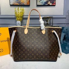 LV Neverfull GM Tote Bag Monogram Canvas Yellow For Women Lv Neverfull, Louis Vuitton Neverfull Gm, Neverfull Gm, Colorful Textiles, Yellow Handbag, Louis Vuitton Designer, Designer Totes, Vuitton Neverfull, Evening Clutch Bag