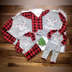 Unisex Buffalo Plaid & Grey Christmas Loungewear. Super Soft, Stretchy Material. 95% Cotton / 5% Spandex *** Unisex Runs A Size Large For Women *** Christmas Lounge Wear, Lounge Wear Men, Christmas Loungewear, Grey Christmas, Man Set, Pj Sets, Buffalo Plaid, Stretchy Material, Women's Intimates