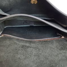 "Vtg Coach Original Compartment Bag Green leather with brass hardware Roomy interior with one inner zippered pocket and one outer slip pocket covered by a flap and secured with a turnlock Outer back pocket Attached 44\" strap Hang tag and chain Measures: 9.5\"L, 6.5\"H, 2\"W Made in the United States #0133-041 Cleaned, conditioned and ready to wear! Questions? Just ask More vintage coach styles/colors are also available G3" Classic Leather Lined Shoulder Saddle Bag, Classic Leather Lined Saddle Shoulder Bag, Classic Shoulder Saddle Bag With Leather Lining, Luxury Bags With Brass Hardware And Flap, Daily Use Satchel With Double Flap, Classic Saddle Bag With Flap, Classic Double Flap Bag, Classic Satchel With Snap Closure For Everyday, Classic Everyday Satchel With Snap Closure