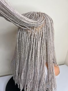 Large Microlocs, Sister Braids, Silver Hair Braids, Sister Locks Hairstyles, Messy Locs, Wigs Braids, Micro Braids Hairstyles, Sister Locks, Dreadlock Wig