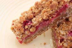 three oatmeal bars stacked on top of each other