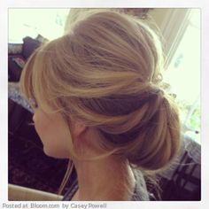 Flattering profile view of wedding up-do. Elegant, chic, timeless, high crown. Hairstyle Bridesmaid, Short Bridal Hair, Wedding Hairstyles And Makeup, Longer Pixie Haircut, Long Pixie Hairstyles, Easy Hair Updos, Hair Done, Short Hairstyles For Thick Hair, Short Hair Tutorial