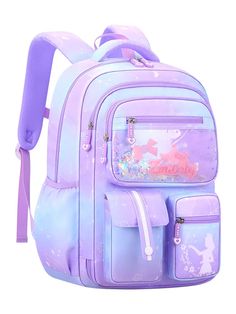 UAKISS - Primary Kawaii Cute Waterproof Little Gradient Color Children Backpack School Bags Back Pack For Kid Child Teenage Schoolbag sac Kids' Bag, Opening Doors, Floral Bags, Backpack School, Pencil Bags, Pink Kids, Kids Backpacks, Innovative Design, School Backpacks