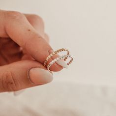 Our prettiest little glimmering stacking band, the Pippa Disc Stacking Ring is one to add to your digit set. We absolutely love wearing this in a beautiful dainty stack. These rings are handmade just for you and available in Gold Fill or Sterling Silver. As they are handmade, each one is unique. You may notice the tiny join where your ring has been soldered. Dainty Adjustable Stackable Toe Rings, Adjustable Stackable Midi Promise Rings, Adjustable Stackable Midi Toe Rings, Dainty Stacked Rings As A Gift, Rose Gold Stackable Midi Promise Rings, Dainty Adjustable Stackable Rings For Everyday, Adjustable Double Band Stackable Rings For Promise, Adjustable Double Band Stackable Promise Rings, Everyday Stackable Midi Rings With Open Ring Shape