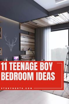 Save this pin for creative and stylish bedroom ideas for your son's space! Discover how to create a room he'll love to spend time in. #TeenageBedroom #HomeDecorIdeas #TeenageBoyRoom