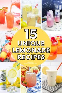 15 unique lemonade recipes that are perfect for summer