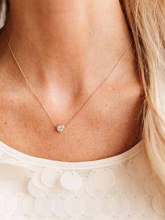 A timeless necklace you never have to take off! This round diamond necklace is dainty and perfect for layering. For a simple and classic look wear this necklace on its own. Round Diamond Necklace, Kids Earrings, Initial Jewelry, Bezel Diamond, Round Diamond, Classic Looks, Round Diamonds, Jewelry Pieces, Diamond Necklace