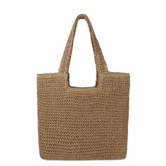 PRICES MAY VARY. 【Premium Handwoven Straw】This straw beach bag is made of high quality natural straw with polyester cloth lining. And it is handwoven by experienced craftsmen for high durability 【Large Size】The dimensions of straw handbags for summer are around 15.75" L x 14.96" H; Total height approx 24.41". The top zipper slides smoothly and there is no need to worry about stuck or separation issues 【Structure】This woven tote bag has a main zipper compartment that can hold the items you need f Eco-friendly Brown Shoulder Bag For Vacation, Casual Beige Rectangular Straw Bag, Summer Beige Rectangular Bag, Lightweight Beige Crochet Bag For Beach Season, Beige Lightweight Crochet Bag For Beach Season, Brown Straw Shoulder Bag For Vacation, Beige Crochet Bag For Beach Season With Large Capacity, Beige Crochet Bag Large Capacity For Beach Season, Beige Rectangular Straw Bag For Travel