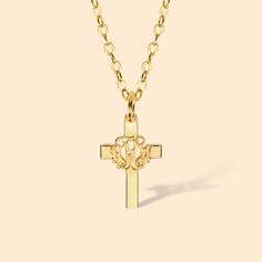 [PERSONALIZED CROSS PENDANT]: This personalized monogram cross necklace seamlessly blends the timeless elegance of the classic cross symbol with the personal touch of custom monograms. The result is a unique and sophisticated piece of jewelry that celebrates the wearer's faith and individuality.
[HIGH QUALITY CRAFTSMANSHIP]: This durable necklace, made of brass and sterling silver, is not just a beautiful accessory for special events, but also a versatile piece for daily wear. Its classic design Personalized Elegant Cross Necklace, Elegant Personalized Cross Necklace, Personalized Cross Pendant Necklace For Baptism, Personalized Elegant Crucifix Cross Necklace, Classic Cross Necklace For Baptism, Personalized Yellow Gold Cross Necklace, Personalized Cross Necklace For Baptism, Elegant Cross Charms For First Communion, Elegant Cross Jewelry And Charms For First Communion