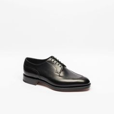 Derby laced-up shoeBlack calfLeather soleF fitting202 lastReference: Dover Black Calf (F 202)/I Timeless Goodyear Welted Lace-up Shoes With Round Toe, Goodyear Welted Calf Leather Lace-up Shoes, Timeless Goodyear Welted Leather Lace-up Shoes, Black Calf Leather Lace-up Shoes With Vibram Sole, Black Lace-up Shoes With Vibram Sole In Calf Leather, Lace-up Calf Leather Oxfords With Vibram Sole, Luxury Oxfords With Vibram Sole For Derby, Calf Leather Oxfords With Leather Sole, Business Oxfords With Vibram Sole In Calf Leather