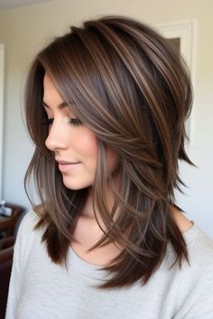 Haircuts For Medium Length Hair, Easy Hairstyles For Thick Hair, Shoulder Length Hair Cuts, Hair Women, Haircuts For Medium Hair