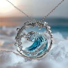 Shop our marine collection of jewelry，you will remove 5 pounds of trash from the world’s oceans, rivers, and coastlines👍 💍The ring has an open design and can be manually adjusted to fit anyone. ❤️Have you been looking for a special gift for someone you care about? 🥰How about buying an exquisite and beautiful marine jewelry? 🌊“It's okay to not be okay Take your time, and come back stronger like the waves” 🌊Like the waves crashing on the shore, life has its ups and downs. A constant reminder Marine Jewelry, Ocean Ring, Necklaces And Rings, Necklace Packaging, Ocean Necklace, Waves Crashing, Image 3d, Ocean Jewelry, Be Okay