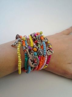 Hey, I found this really awesome Etsy listing at https://www.etsy.com/listing/191653749/friendship-bracelets-boho-chic-colourful Multicolor Wrap Bracelet With 108 Beads For Festivals, Multicolor 108 Beads Wrap Bracelet For Festivals, Handmade Bohemian Multi-strand Stretch Bracelet, Bohemian Stretch Bracelet With Spacer Beads For Festivals, Multicolor Nickel-free Bracelets For Festivals, Nickel-free Multicolor Festival Bracelets, Bohemian Multi-strand Nickel Free Bracelets, Bohemian Multi-strand Nickel-free Bracelets, Bohemian Stackable Stretch Bracelet For Festivals