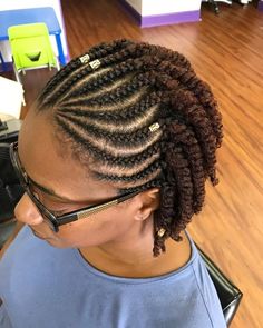 Natural Hair Mohawk, Black Hair Tips, Flat Twist Hairstyles, Natural Hair Salons, Twisted Hair, Natural Twists, Natural Hair Twists