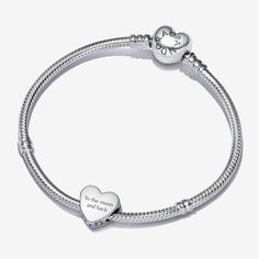 Engravable Heart Charm Bracelet Set Custom Charm Bracelet, Heart Promise Rings, Engraved Jewelry, Diamond Pendant Necklace, Pandora Bracelet, Ring Size Guide, Christmas Wishlist, Pandora Jewelry, Necklace Sizes