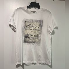 Allsaints Size Small. Never Worn. Saints Shirts, Church Fits, All Saints, Color White, Size 4, Tops & Tees, Womens Tops, Women Shopping, T Shirt