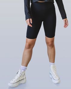 These biker shorts with pockets are a staple to your activewear collection. Comfortable and supportive, wear them from studio to street. Made in our soft and breathable, cotton like finish Cloudlux fabric. It is 4 way stretch and sweat drying, making it comfortable to wear on a daily. Machine Wash Inseam 8.5" Model is 5'7" wearing size S Biker Shorts, Metropolis, Shorts With Pockets, Womens Bottoms, Active Wear, Nordstrom, Luxury Fashion, Fabric, How To Wear