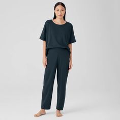 A lounge-worthy lantern pant, perfect for relaxing or sleeping. In soft organic cotton that drapes and moves. Pair it with one of our matching tops or mix and match. Sleep Pants, Pajama Pant, Sleepwear & Loungewear, Eileen Fisher, Matching Top, Mix N Match, Pajamas, Lanterns, Organic Cotton