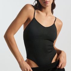 Brand New With Tag! Description: Stylish Bodysuit Seamless Construction Soft V-Neckline Adjustable Slider On Straps For Convertible Fit Designed For Enhanced Low-To-Mid Impact Imported Made From Sustainable Materials 95% Recycled Nylon, 5% Spandex Seamless Bodysuit, Sustainable Materials, Soho, Sliders, Convertible, Womens Tops, Spandex, Brand New, Women Shopping