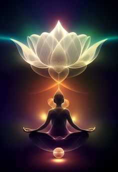 Meditation Art Spirituality, Frequency Music, Image Zen, Lotus Flower Wallpaper, Become Confident, Lotus Flower Pictures, Chakra Art, Healing Music, Fotografi Digital