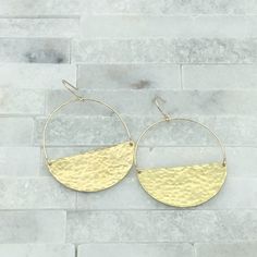 Half Moon Earrings Gold Color Hoop Earrings With Moon Charm | Etsy Crescent Hammered Earrings, Gold Moon Shaped Metal Hoop Earrings, Gold Moon Shaped Hoop Earrings, Gold Moon-shaped Metal Hoop Earrings, Gold Crescent Hammered Earrings, Gold Hammered Crescent Earrings, Gold Half Moon Hoop Earrings With Moon Charm, Gold Crescent Hoop Earrings With Hammered Detail, Gold Half Moon Hoop Earrings