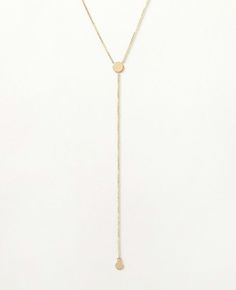 Gold Lariat Necklace by Maya Brenner Adjustable Lariat Drop Necklace With Clavicle Chain, Elegant Lariat Drop Necklace With Single Strand, Elegant Single Strand Lariat Drop Necklace, Elegant Y-shape Necklace With Adjustable Chain, Adjustable Lariat Backdrop Necklace, Adjustable Lariat Drop Necklace With Delicate Chain, Luxury Lariat Drop Necklace With Adjustable Chain, Elegant Y-shape Lariat Necklace With Clavicle Chain, Elegant Y-shape Lariat Necklace With Adjustable Chain