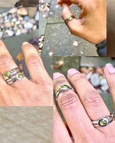 Go Green!! with our Pretty Peridot Ring!! Delicate, Elegant & Stackable 925 Sterling Silver Ring! Product Details: Product: 925 Sterling Silver Ring Sizes available: US 7,8,9 Gemstone: Peridot Oval 3×2 mm Total weight: 2.23 gms. Metal: Fine 925 sterling Silver Return and exchange policy: Our exchange policy allows for returns within 7 days post-delivery, specifically addressing size issues or any wear and tear concerns. Prior to ordering any rings, we strongly recommend verifying the ring finger size to ensure a perfect fit. Thank you!! Happy shopping 🛒 Peridot Rings, Sterling Silver Stackable Rings, Stackable Rings Silver, Peridot Ring, Stackable Ring, Ring Sizes, Ring Finger, Stackable Rings, Go Green