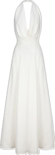 Elegant A-line Maxi Dress With Fitted Bodice, Evening A-line Dress With Relaxed Skirt, Feminine A-line Dress With Lined Skirt, White A-line Dress With Flowy Skirt, Elegant A-line Maxi Dress For Spring, Elegant White A-line Dress, Elegant A-line Midi Dress With Flowy Skirt, Elegant Chiffon Midi Dress With Flowy Skirt, White Voluminous Skirt Dresses