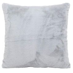 a white fluffy pillow on a white background