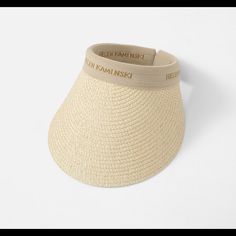 Straw Woven Top Sun Hat Women's Beach Sunshade Headband Sun Hat All-Match Color White Size 48-58cm Lightweight Straw Hat For Summer Sunbathing, Lightweight Summer Straw Hat For Sunbathing, Lightweight Straw Hat For Sunbathing In Summer, Lightweight Straw Hat For Beach Season, Beige Sun Straw Hat For The Beach, Beachy Cream Sun Hat For Vacation, Beige Beachy Straw Hat For Beach, Adjustable Summer Straw Hat For The Beach, Trendy Woven Sun Hat For Vacation