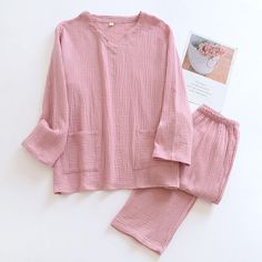 We are passionate about fabric and textile materials and have thus created the best, most comfortable yet practical line of pajamas. Our Long-Sleeved 2-Piece Couple Pajama set is all you need to help relax at home. They are soft and easy to touch which projects versatility and effortless grace in every step you take. Made to make you feel good, each of our Original Pajamas is an expression of our love for self-care, practicality and a dash of flirty fun. How it’s made: Each of the pajamas is sou Pink Cotton Sleepwear For Home, Comfortable Pink Home Set, Cotton Sleepwear With Pockets For Home, Comfortable Sleepwear With Pockets For Home, Comfortable Long Sleeve Pink Set, Pink Cotton Loungewear Sets, Comfortable Pink Loungewear Sets, Comfortable Solid Color Sets For Pajama Party, Comfortable Solid Color Sleep Sets