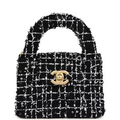 Purse Wishlist, Brushed Gold Hardware, Tweed Top, Chanel Box, Chanel Chain, Chanel Tweed, Pink Tweed, Fancy Bags, Tweed Fabric