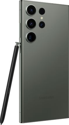 the new samsung galaxy note 9 is shown with its camera attached to it's back