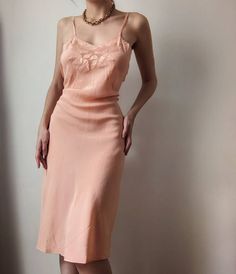 Beautiful Nightgown, Teddy Lingerie, Rose Blush, Motif Art Deco, Powder Pink, Silk Crepe, Pink Silk, Night Gown, Blush Pink