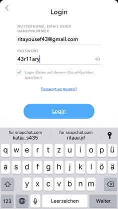 the login screen on an iphone shows that it is not open to any email