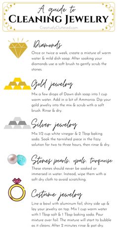 the ultimate guide to cleaning jewelry