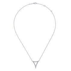 Gabriel - 14k White Gold Kaslique Fashion Necklace Stylish Necklace, Trendy Collection, Timeless Jewelry, Necklaces For Women, Diamond Fashion, Necklace Designs, White Gold Diamonds, Shop Necklaces, Statement Pieces