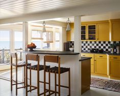 Maine Summer House by Nina Farmer Interiors | 1stDibs Maine Summer, Coastal Maine, Eclectic Kitchen, Kitchen Items, Kitchen In, Summer House, Kitchen Interior