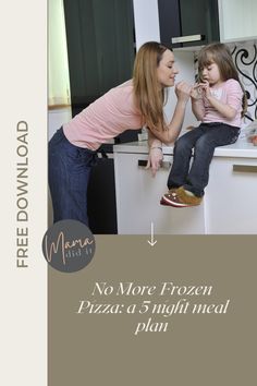 A free, downloadable, five night meal plan that saves time and money for the busy mama! Grocery list included! #mealplanning #mealprep #mealplanningideas #mealplan Frozen Meals