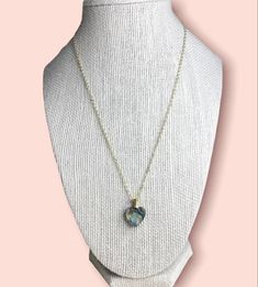 -Genuine heart abalone necklace! -Abalone healing properties: strengthens feelings of compassion, love, and peace. It enhances tranquility and has an overall soothing energy. It's helpful in times of emotional stress. #abaloneshell #abalonenecklace #crystals #crystalhealing #shells #gifts #giftforher #heartnecklace #heart #giftformom #birthdaygifts #necklaces #jewelry Spiritual Heart Beads Necklaces As Gifts, Spiritual Heart Beads Jewelry For Gifts, Spiritual Necklace With Heart Beads For Gifts, Spiritual Necklaces With Heart Beads For Gifts, Spiritual Heart-shaped Necklace For Anniversary, Valentine's Day Gift Heart Beads Crystal Necklace, Adjustable Necklace With Heart Charm For Keepsake, Adjustable Heart Charm Necklace Keepsake, Spiritual Crystal Necklace With Heart Beads For Gifts