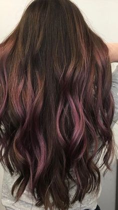 Subtle Pink Hair, Subtle Hair Color, Pink Hair Ideas, Underlights Hair, Trend Ideas, Fall Hair Color Trends