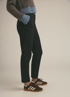 Elevate your denim inventory with The Market Trouser. It is cut with a 10" mid rise and a straight leg that's easy at the hips and thigh. with classic trouser styling (including front slant pockets, back welt pockets and a double-band waistband), the dark, reactive black wash has a chic look that makes any denim day fe Classic Trousers, Denim Day, Chic Look, Welt Pockets, Welt Pocket, Mid Rise, Straight Leg, Trousers, Marketing