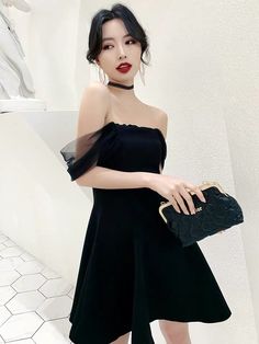 Birthday party dress, little black dress, off shoulder homecoming dressMaterial:satinColor:as picture or custom colorNeckline:off shoulderBack details:zipperStyle:stylishDress type: bodycon&ltp&gtFeatures:sexy</p>&ltbr/>&ltp&gtCustomized service and Rush order are available.</p>&ltbr/>&ltp&gtThis dress could be custom made, there are no extra cost to do custom size and color.</p>&ltbr/>&ltp&gtPlease leave your phone number fo Strapless Mini Dress For Cocktail Prom Season, Cocktail Strapless Mini Dress For Prom Season, Cocktail Strapless Mini Dress For Prom, Strapless Mini Dress For Prom Season Evening, Strapless Mini Dress For Prom Evening, Elegant Strapless Mini Dress For Homecoming, Chic Strapless Dress For Homecoming And Prom Season, Off-shoulder Dresses For Homecoming And Prom Season, Off-shoulder Mini Dress For Prom Season