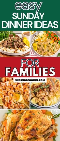 easy dinner ideas for families that are sure to please the whole family and enjoy it